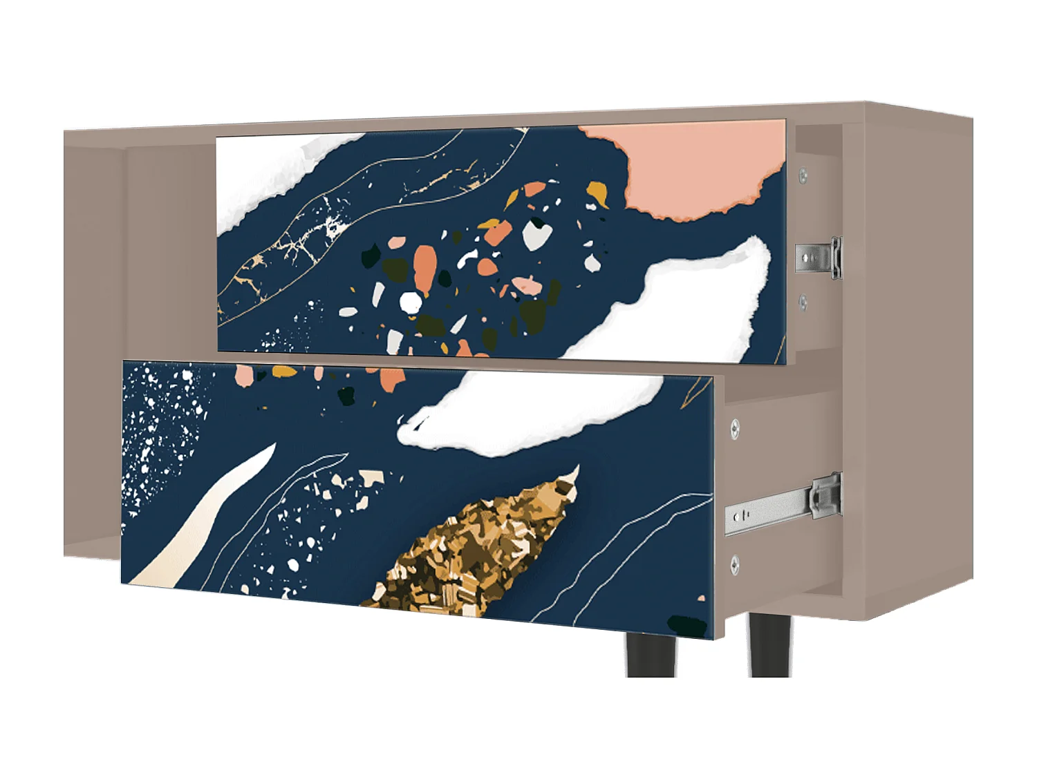 TV-Möbel - 170х69х48 cm - T1 - Nude Iceberg, Latte