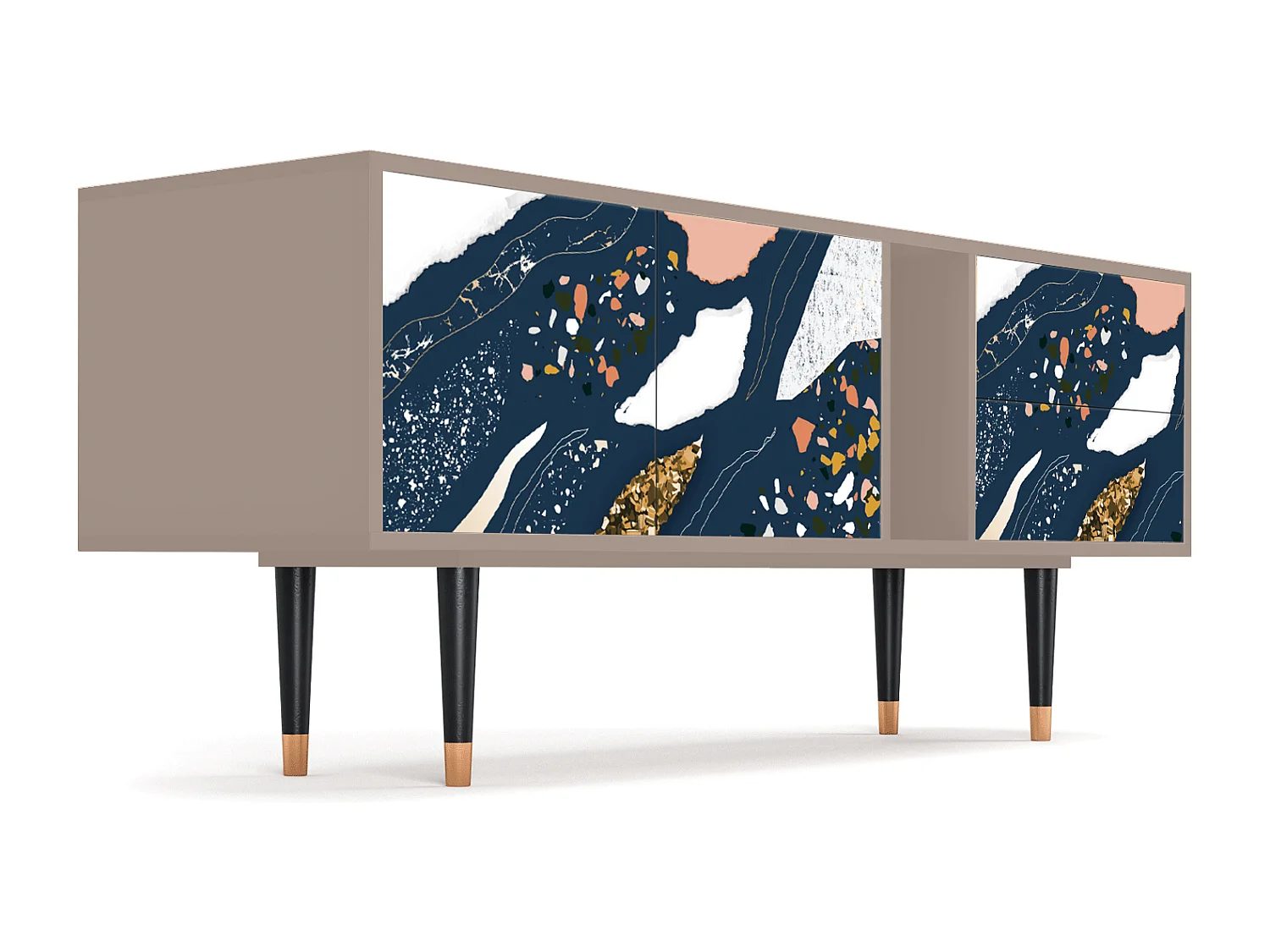 Meuble TV - 170х69х48 cm - T1 - Nude Iceberg, Latte