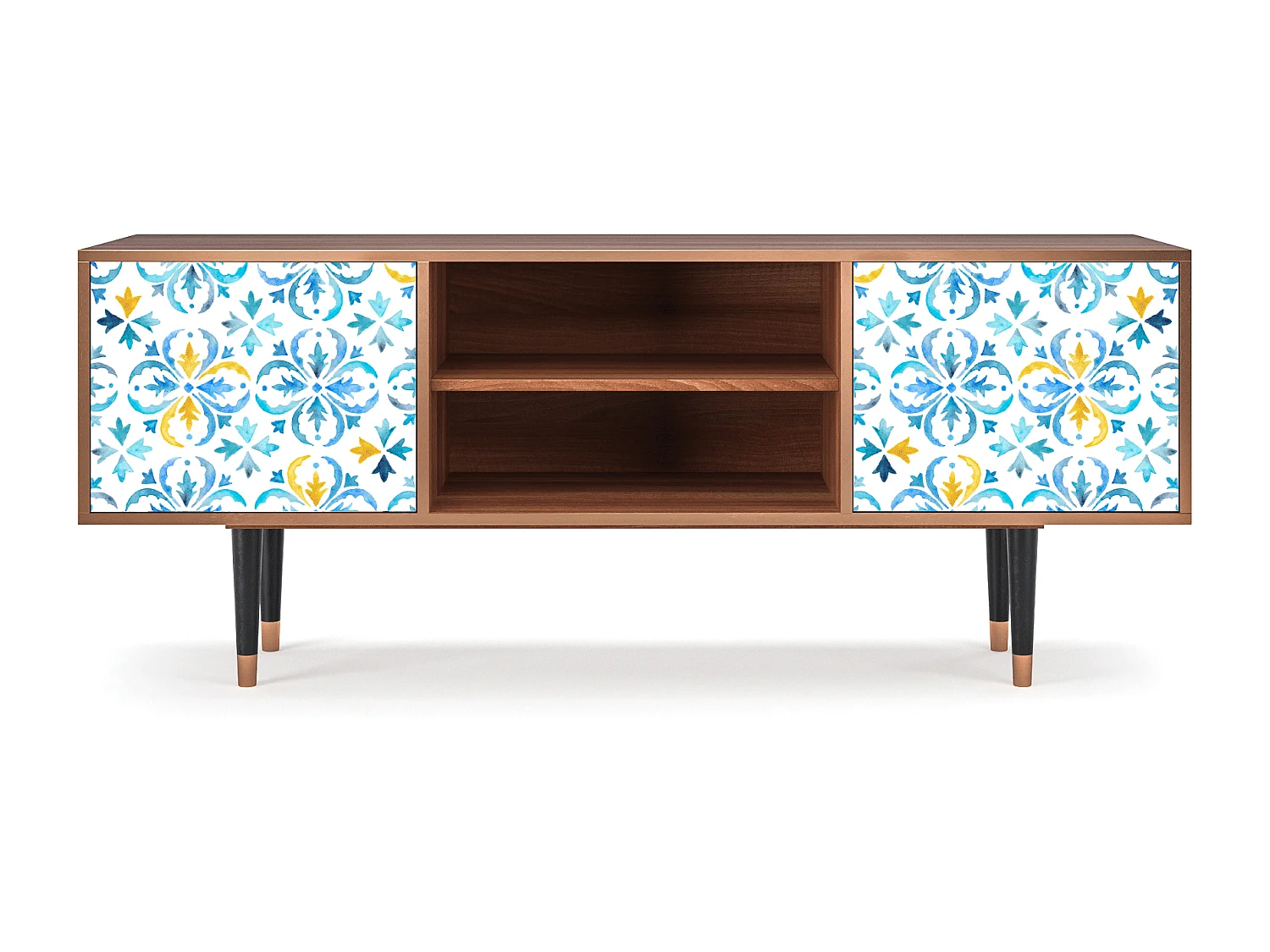 Mueble de TV - 170х69х48 cm - T2 - Lisbon Flover, Nogal