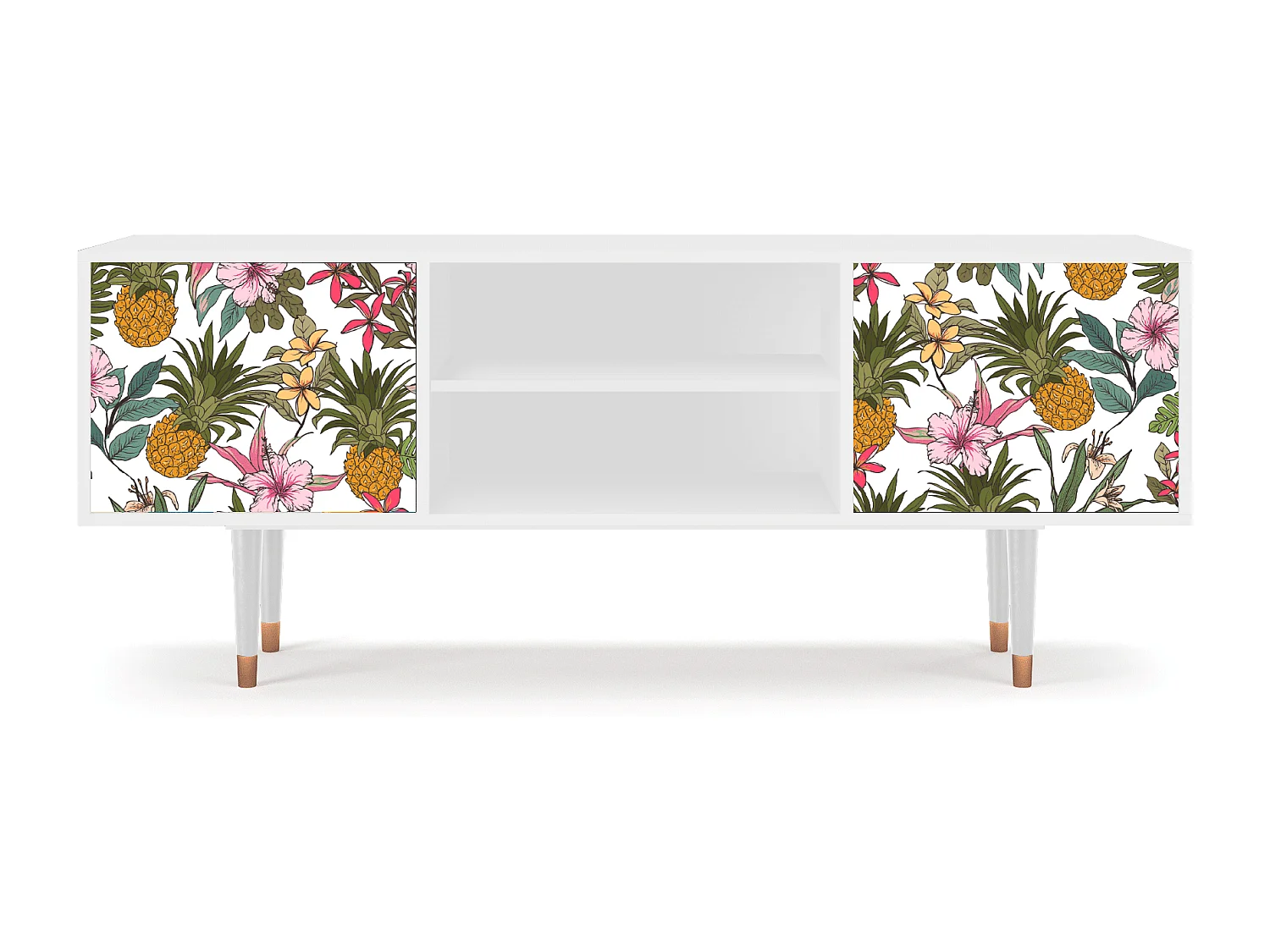 Mueble de TV - 170х69х48 cm - T2 - Estival Fruit, Branco