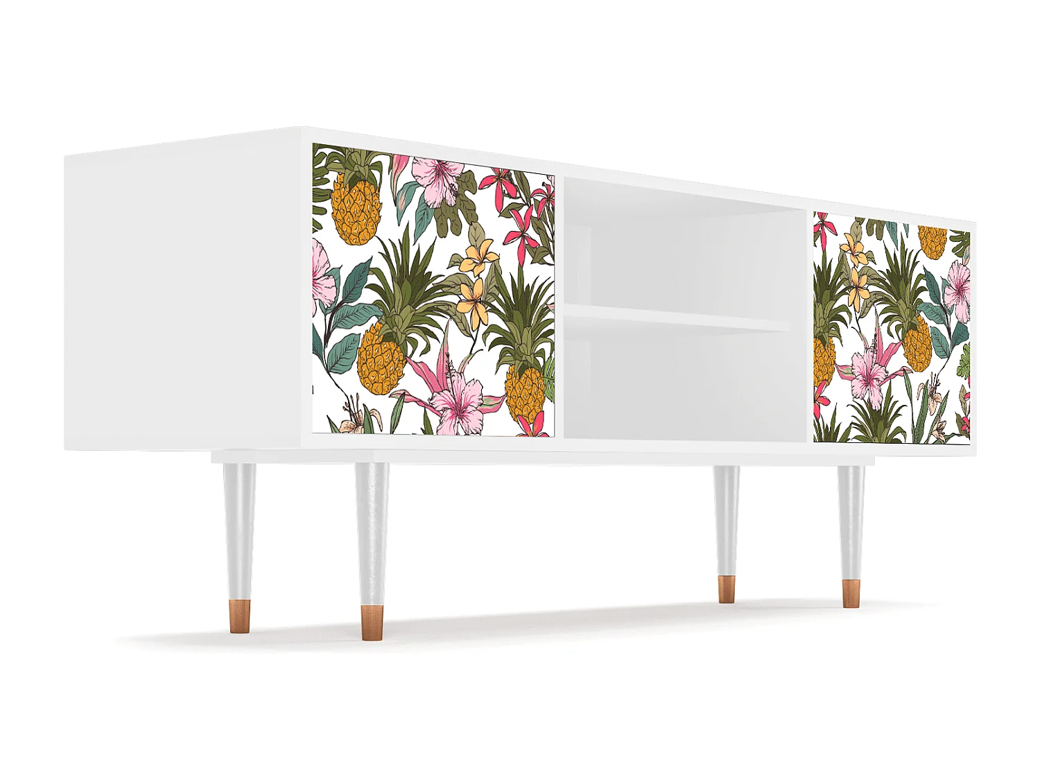 Mueble de TV - 170х69х48 cm - T2 - Estival Fruit, Branco