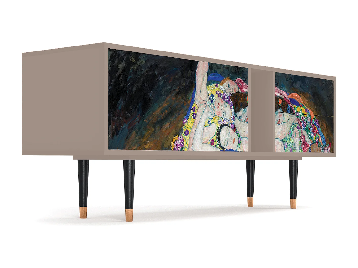 Meuble TV - 170х69х48 cm - T1 - The Maiden by Klimt, Latte