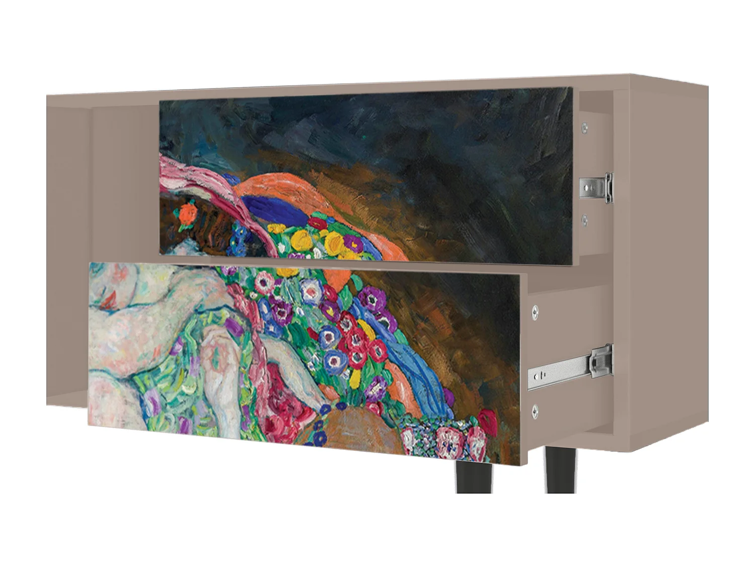 Meuble TV - 170х69х48 cm - T1 - The Maiden by Klimt, Latte