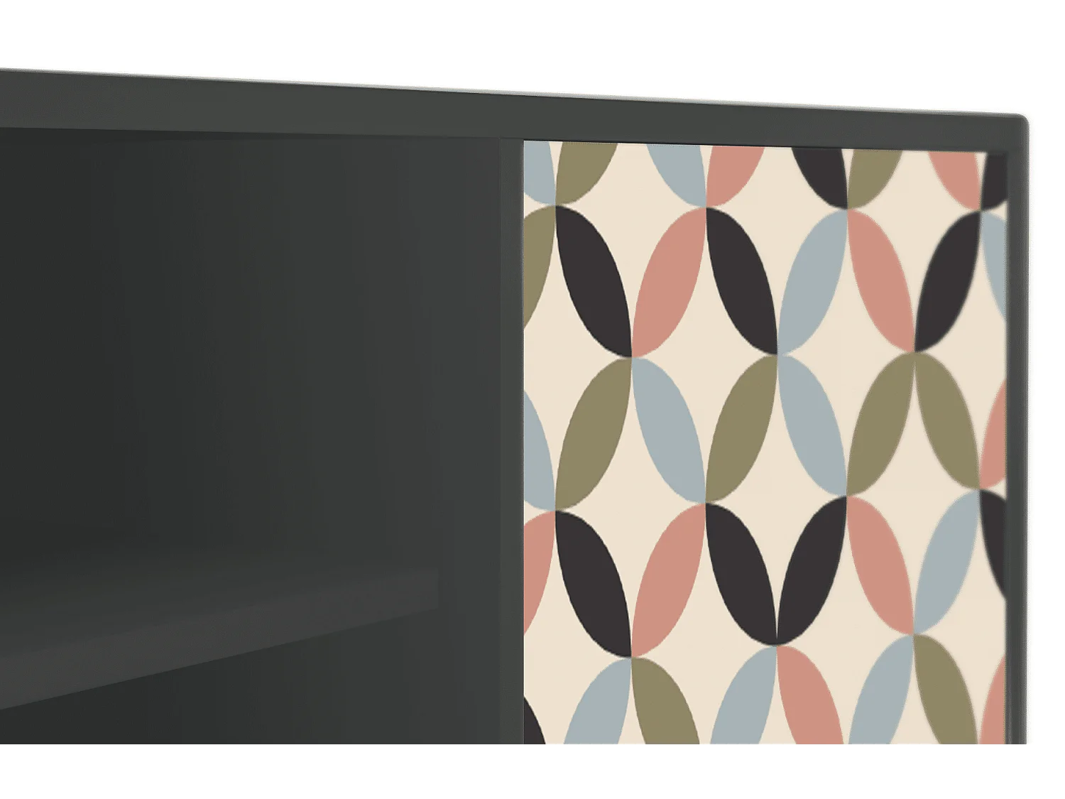 Mobile TV - 170х69х48 cm - T2 - Butterfly Effect, Antracite