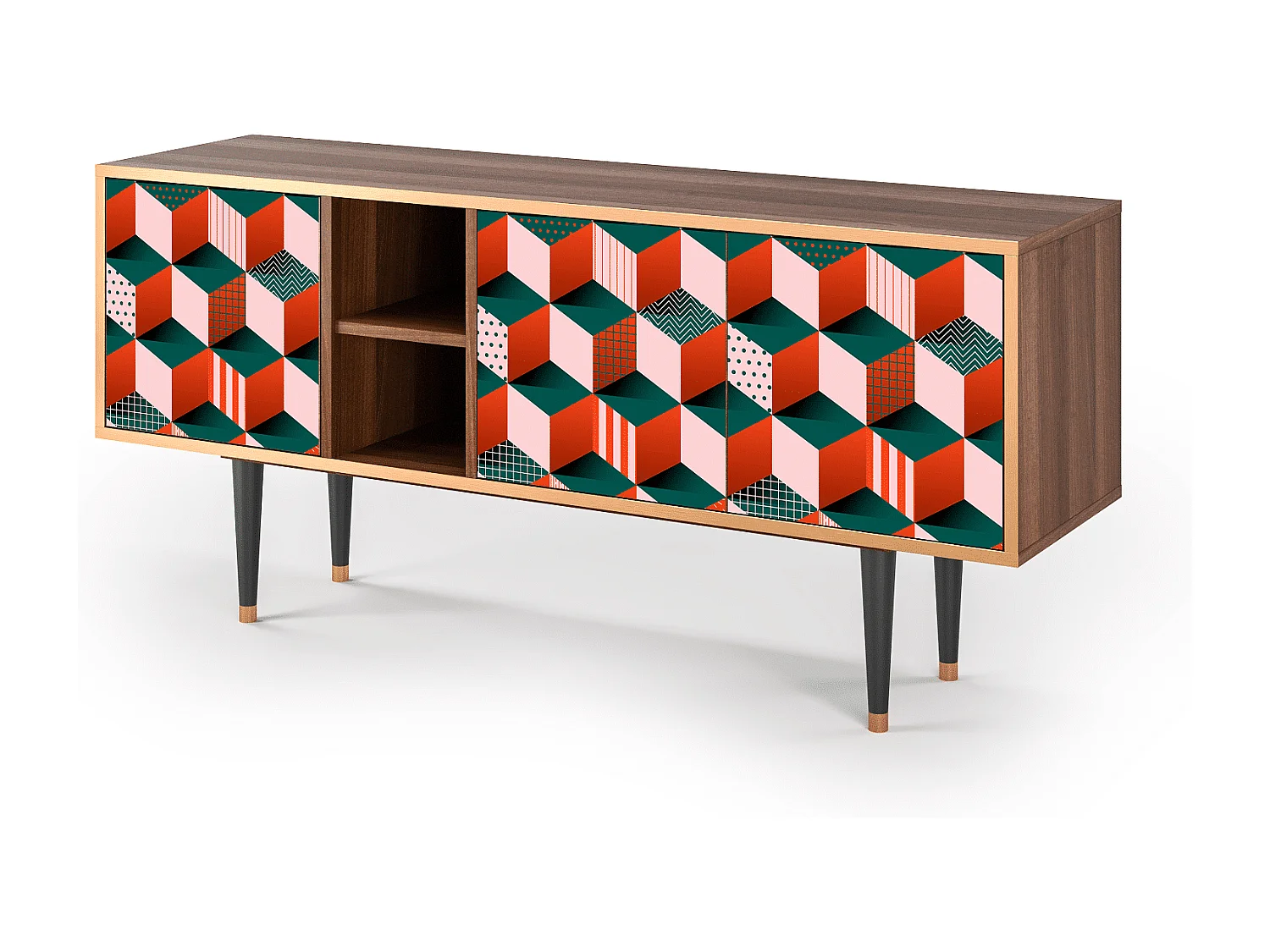 Mobile TV - 150х69х41 cm - T5 - Pepsi-Cola, Noce