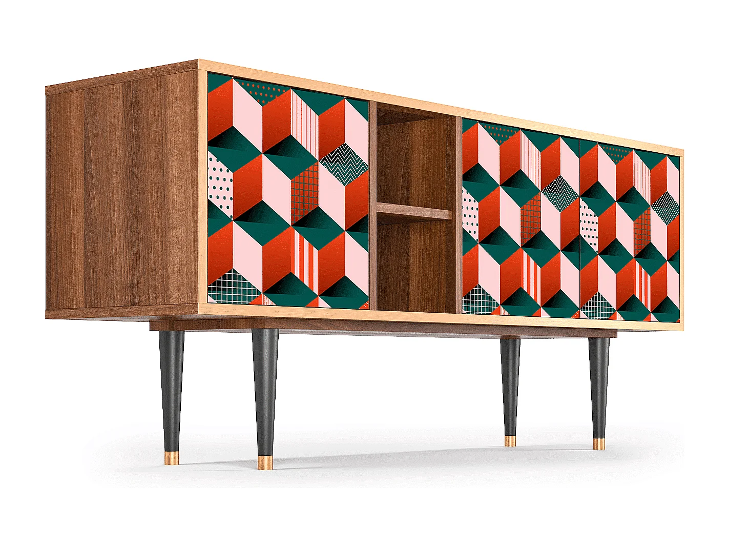 Mobile TV - 150х69х41 cm - T5 - Pepsi-Cola, Noce