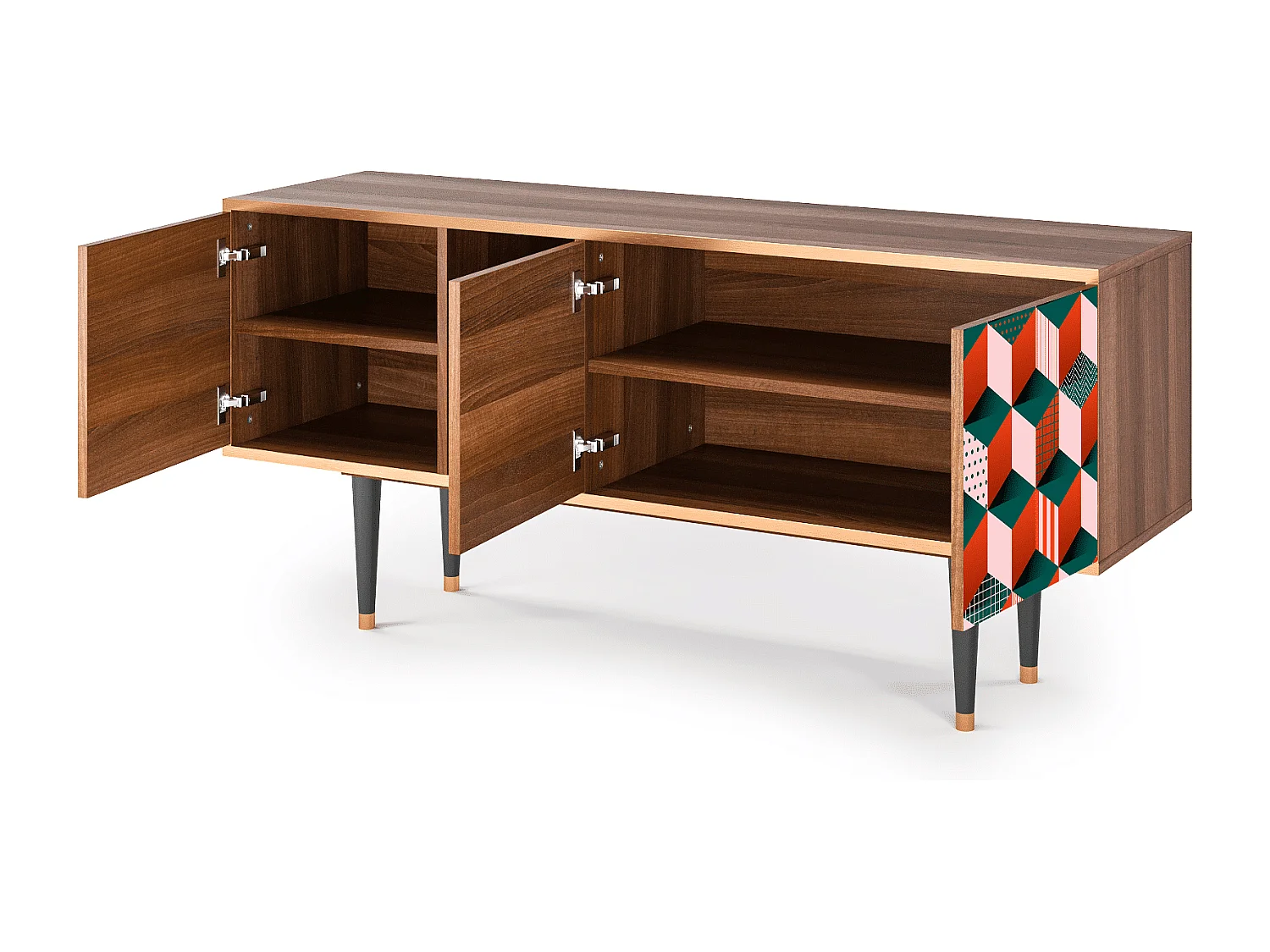 Mobile TV - 150х69х41 cm - T5 - Pepsi-Cola, Noce