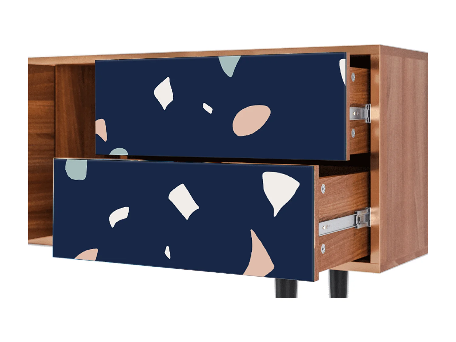 Meuble TV - 170х69х48 cm - T1 - Space Satellites, Noyer