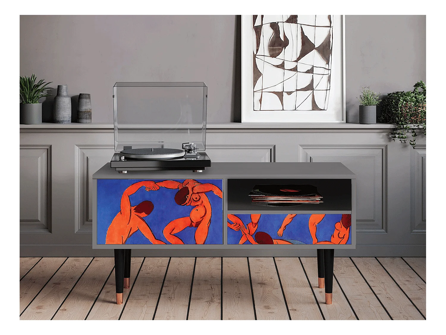 TV-Möbel - 115х59х48 cm - T3 - The Dance by Matisse , Grau
