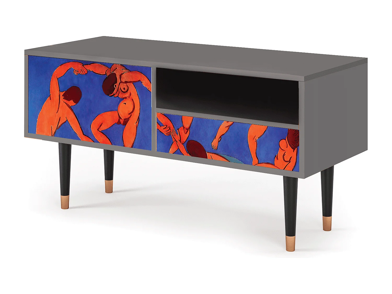 TV-meubel - 115х59х48 cm - T3 - The Dance by Matisse , Grijs