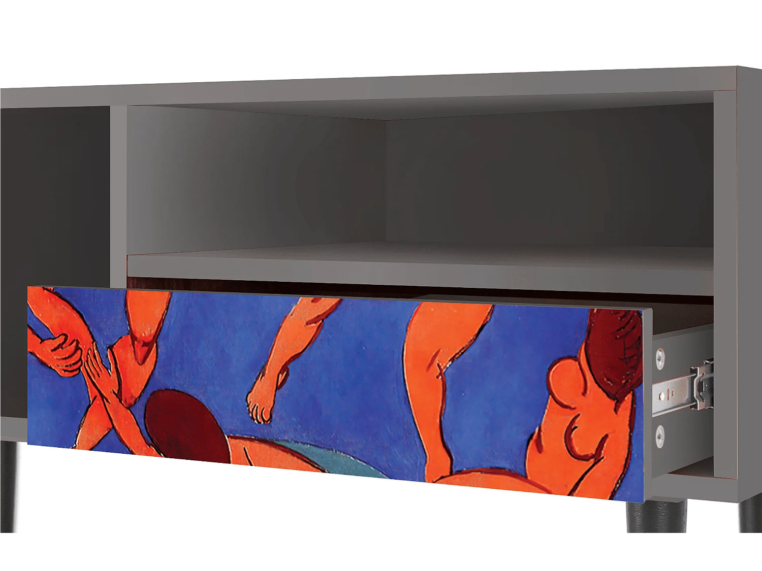 TV-meubel - 115х59х48 cm - T3 - The Dance by Matisse , Grijs