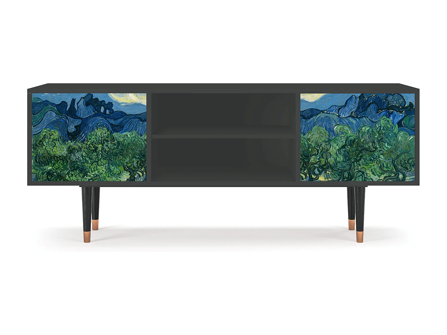 Mueble de TV - 170х69х48 cm - T2 - The Oil Trees, Antracita