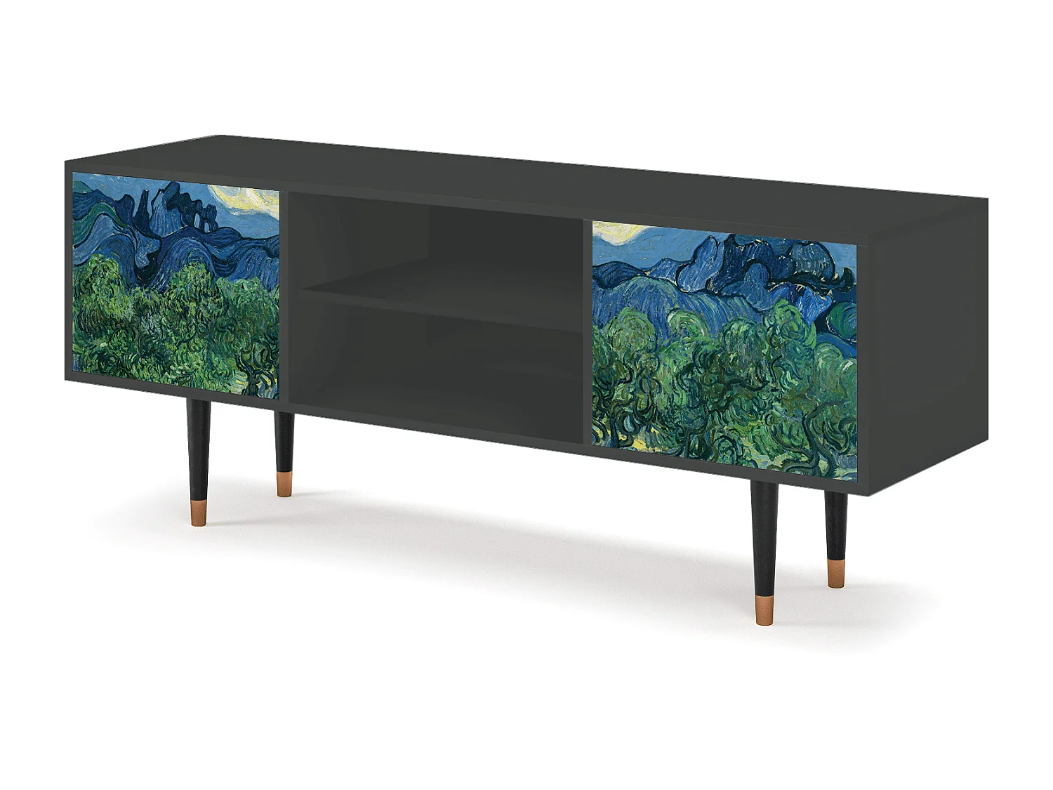 Mueble de TV - 170х69х48 cm - T2 - The Oil Trees, Antracita