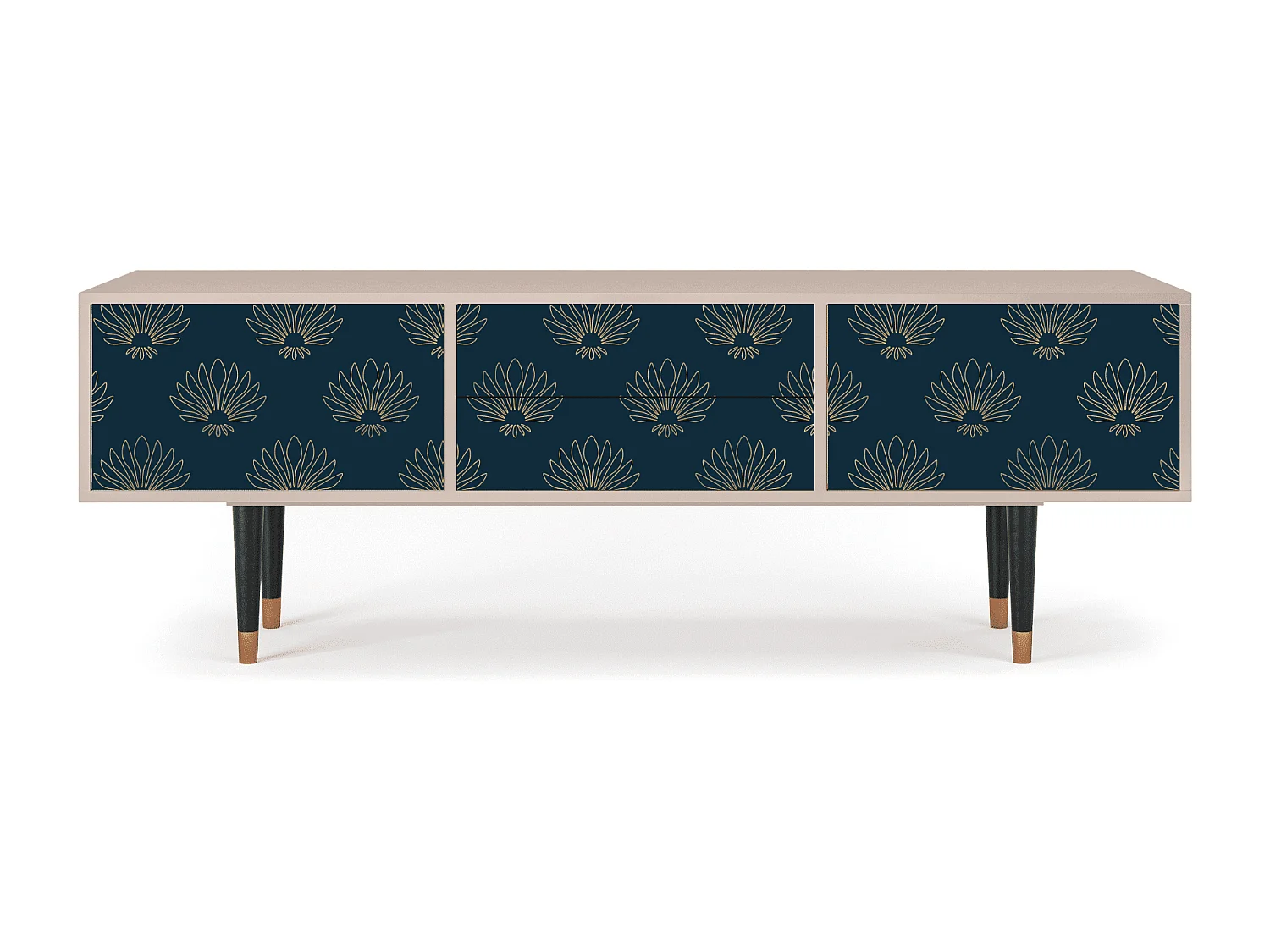 TV-meubel - 170х59х48 cm - T4 - Blue Lotus, Latte