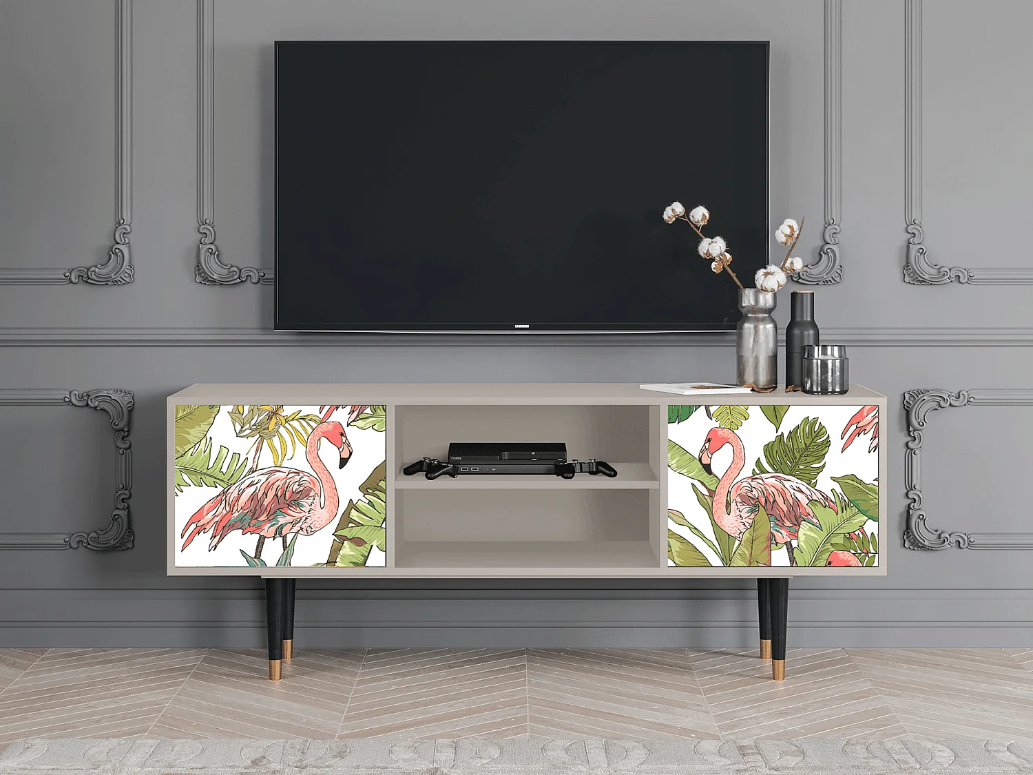 TV-meubel - 170х69х48 cm - T2 - Sweet Flamingo, Zand