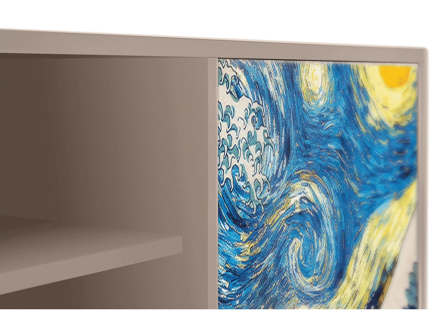 Meuble TV - 170х69х48 cm - T2 - Great Wave, Latte