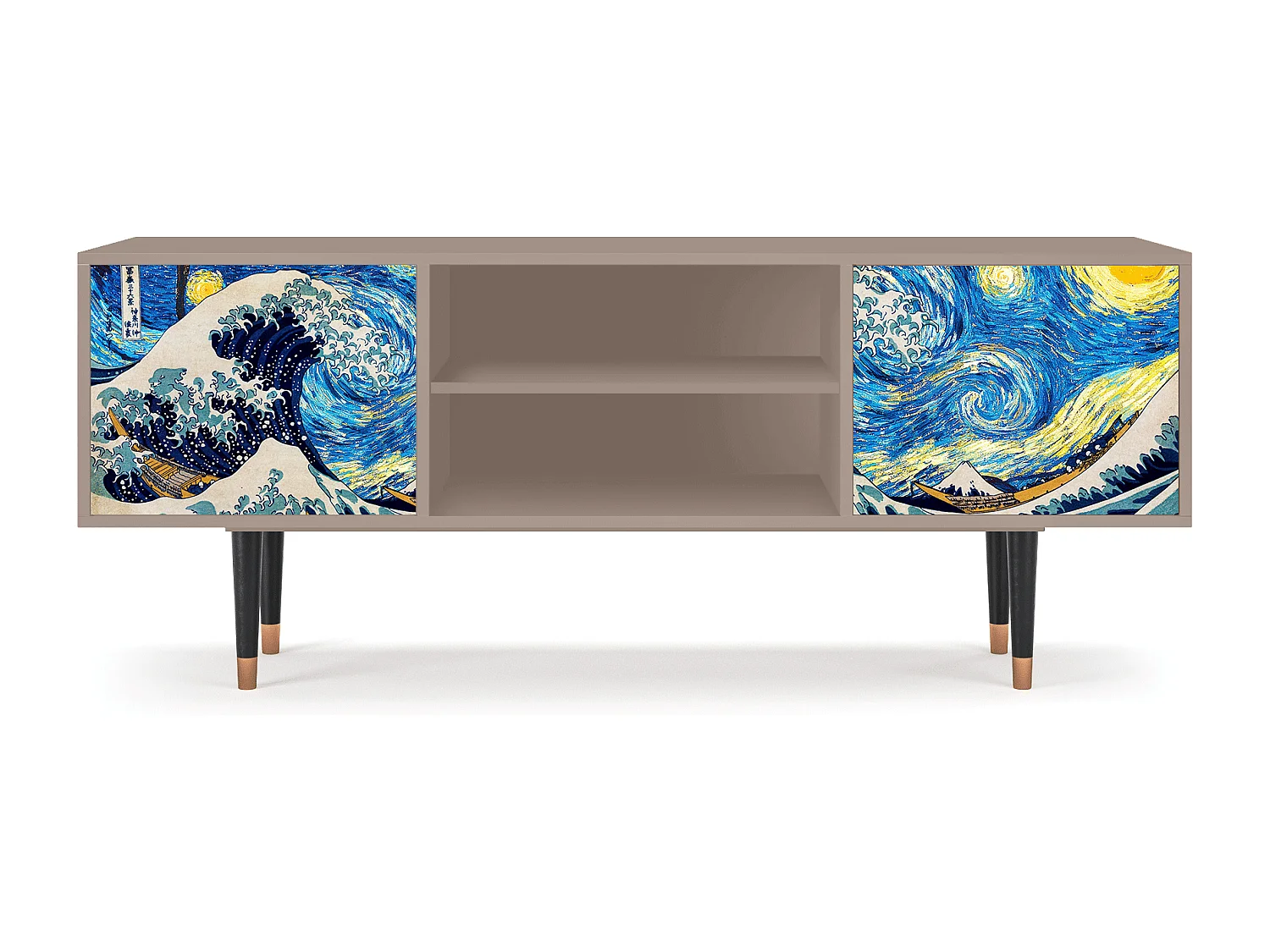 TV-meubel - 170х69х48 cm - T2 - Great Wave, Latte
