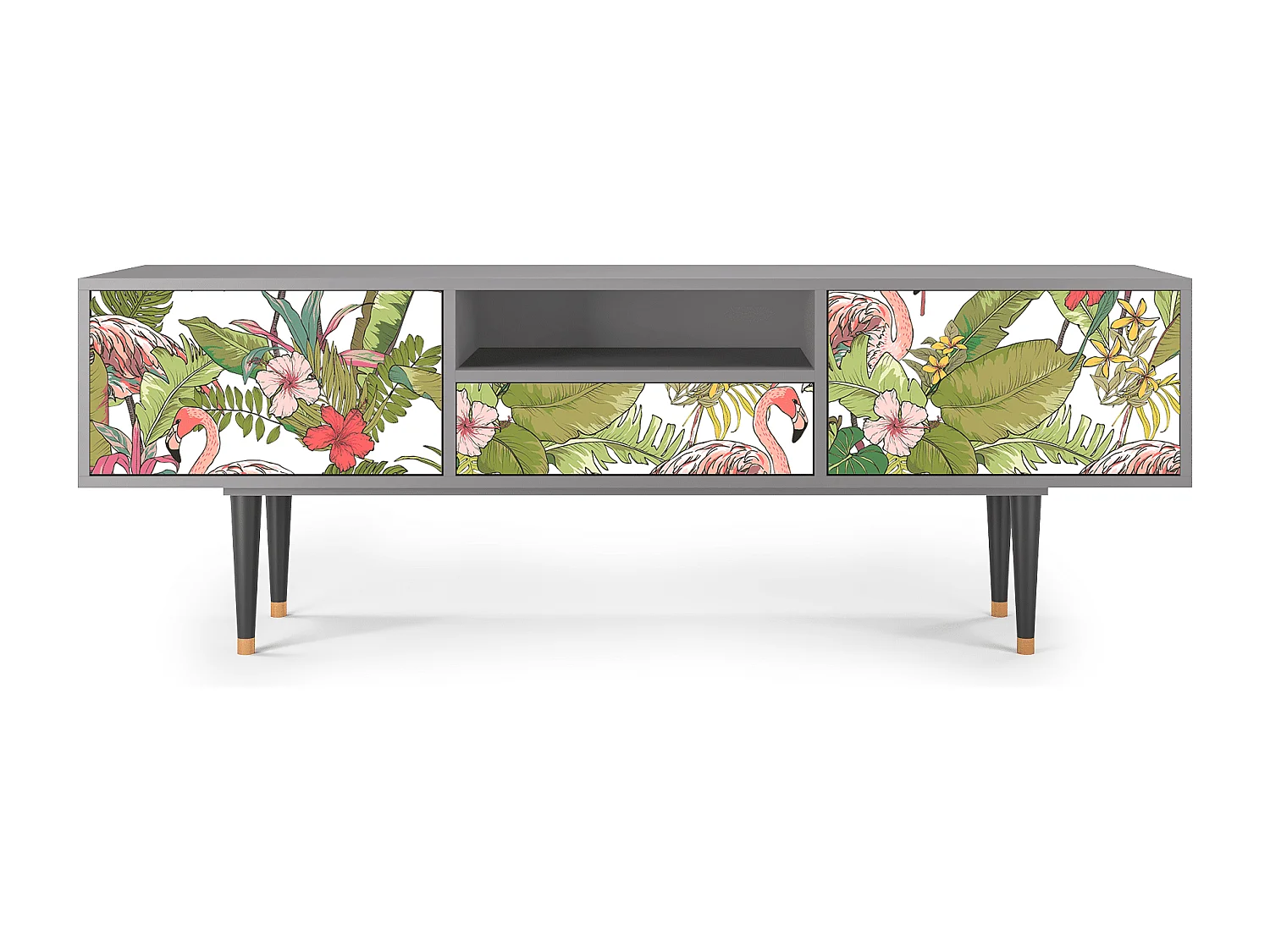 Mobile TV - 170х59х41 cm - T6 - Sweet Flamingo, Grigio