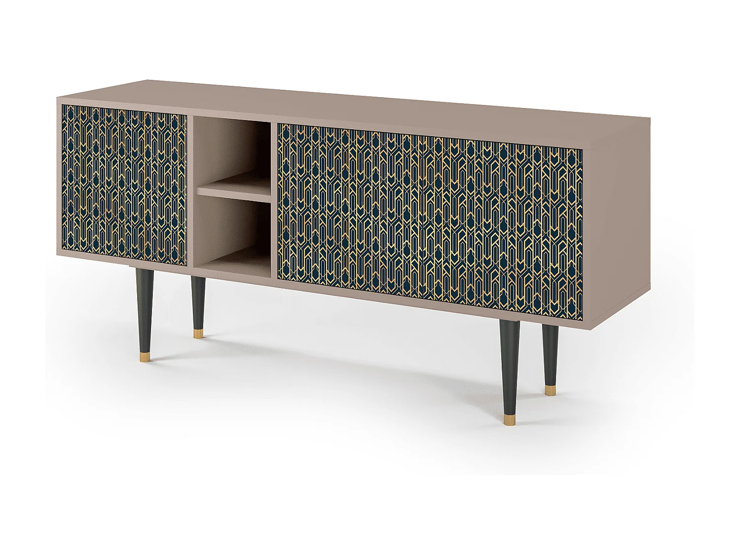 TV-Möbel - 150х69х41 cm - T5 - Golden Empire, Latte