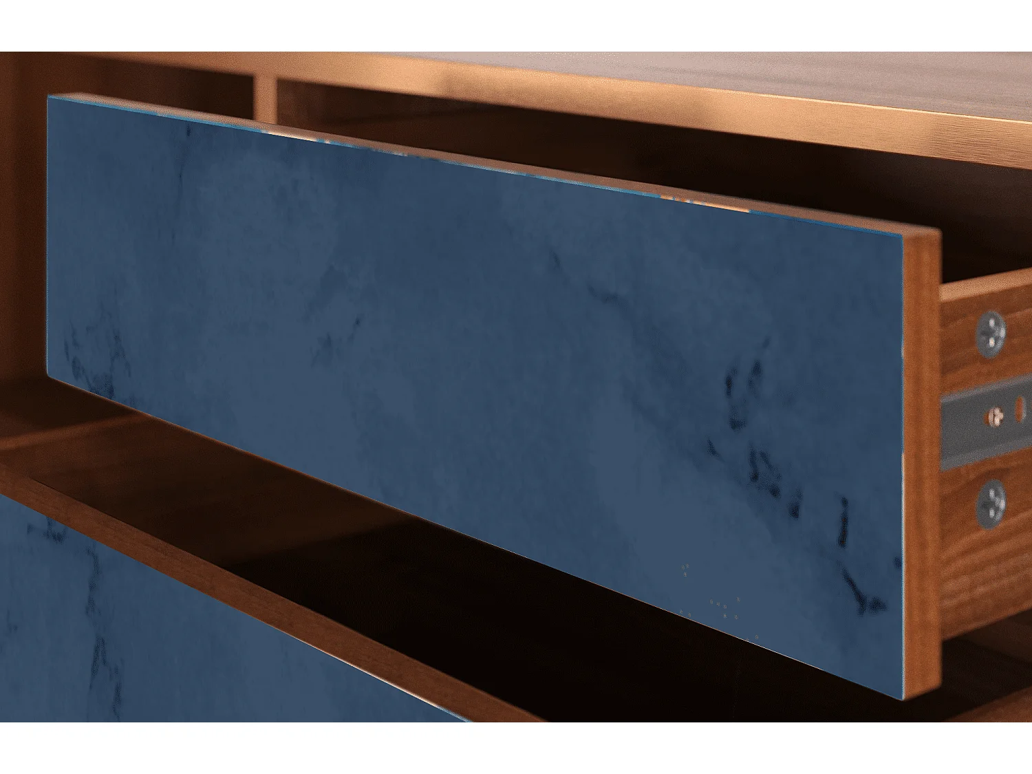 Meuble TV - 170х59х48 cm - T4 - Endless Galaxi, Noyer