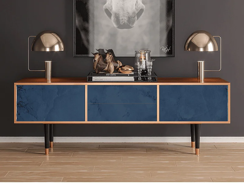 Szafka RTV - 170х59х48 cm - T4 - Endless Galaxi, Orzech