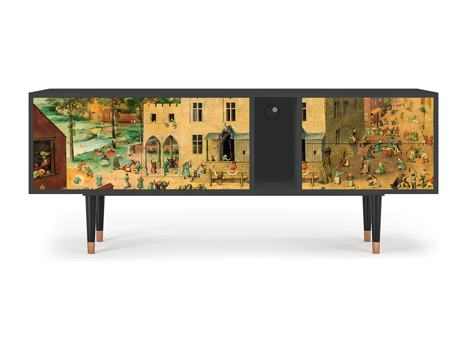 Meuble TV - 170х69х48 cm - T1 - Children Games, Anthracite