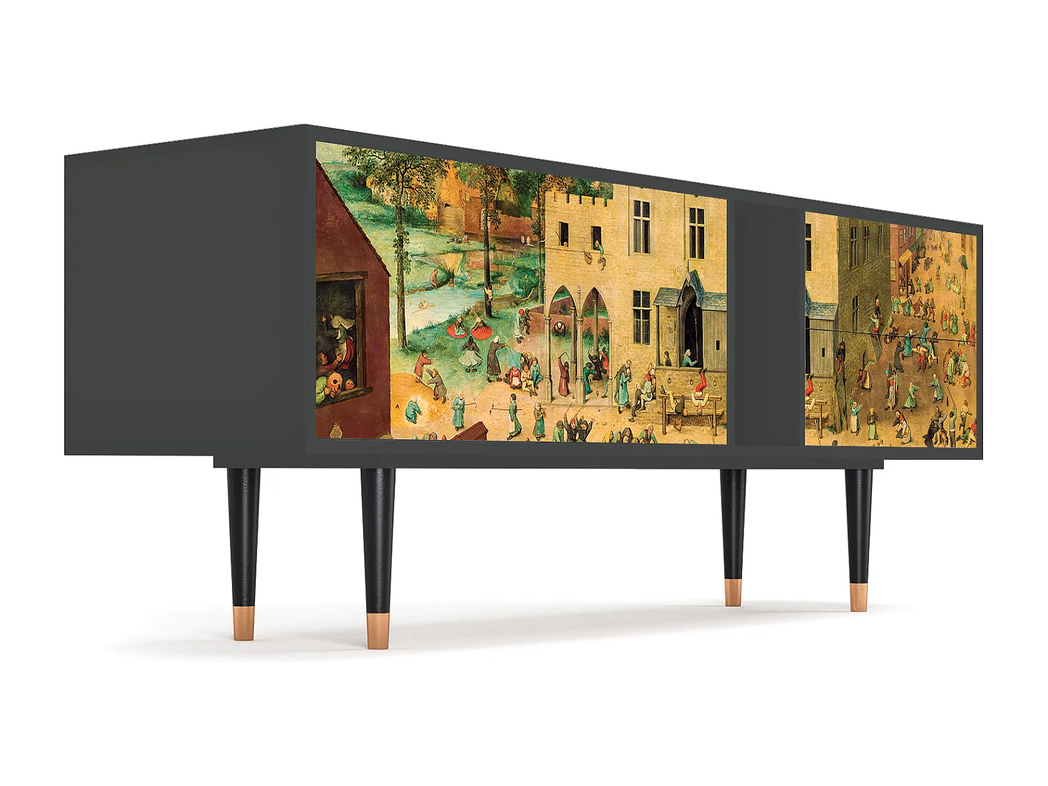 Meuble TV - 170х69х48 cm - T1 - Children Games, Anthracite