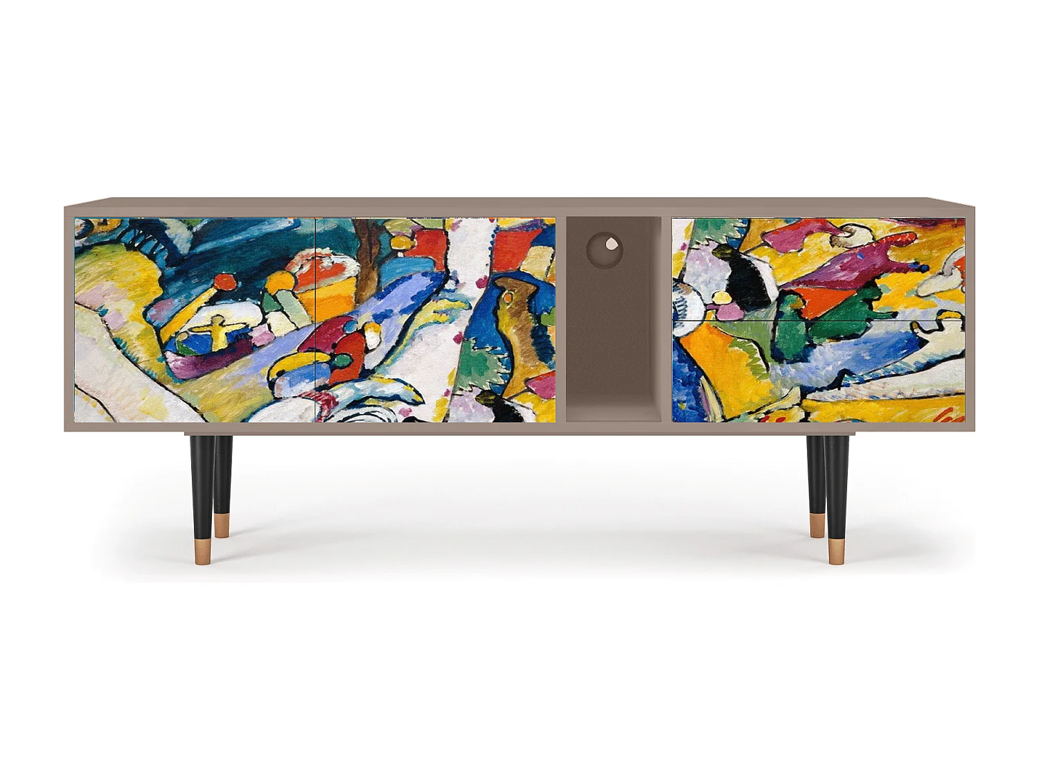 Mueble de TV - 170х69х48 cm - T1 - Improvisation 26  , Latte