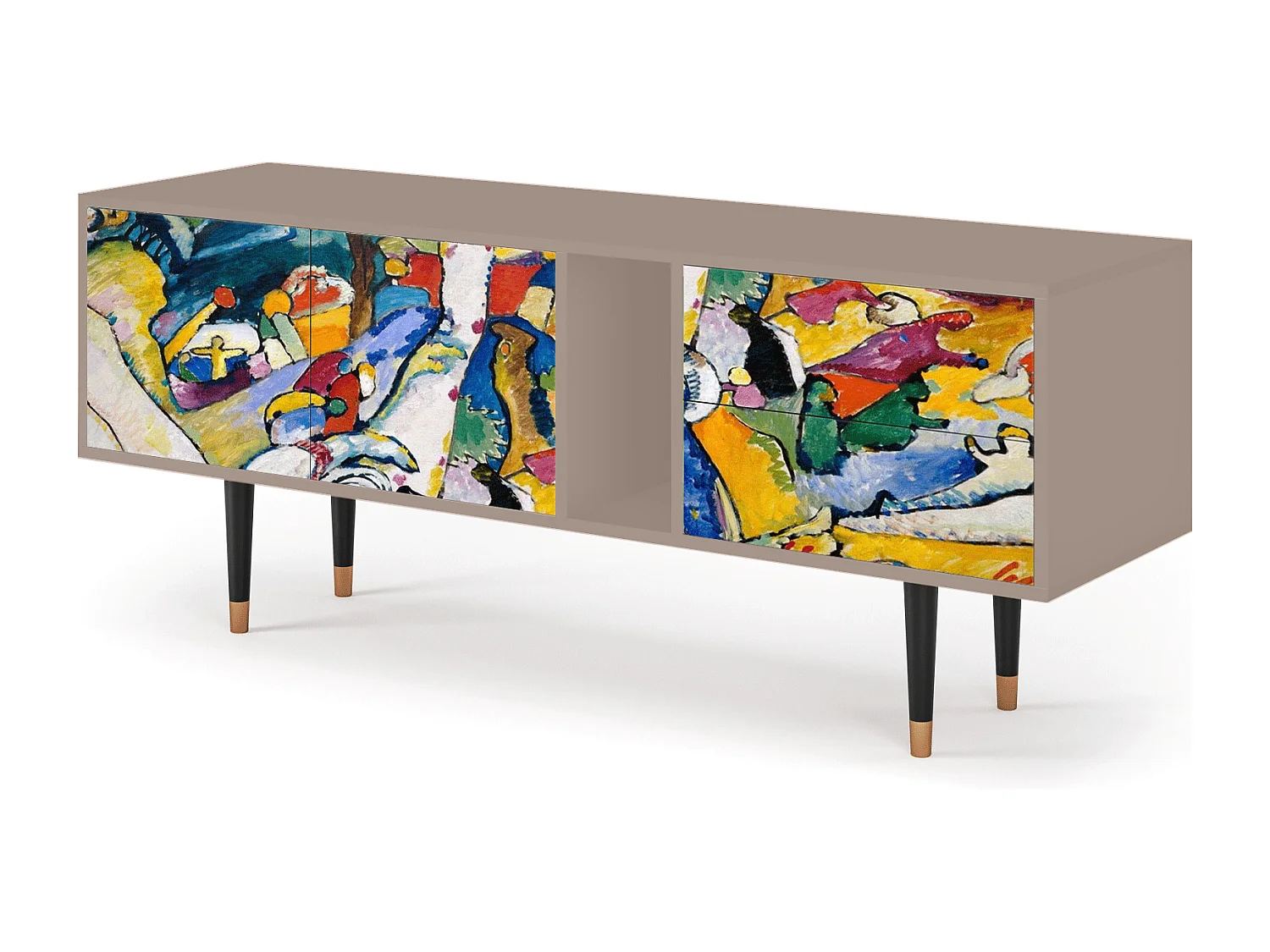 Mueble de TV - 170х69х48 cm - T1 - Improvisation 26  , Latte