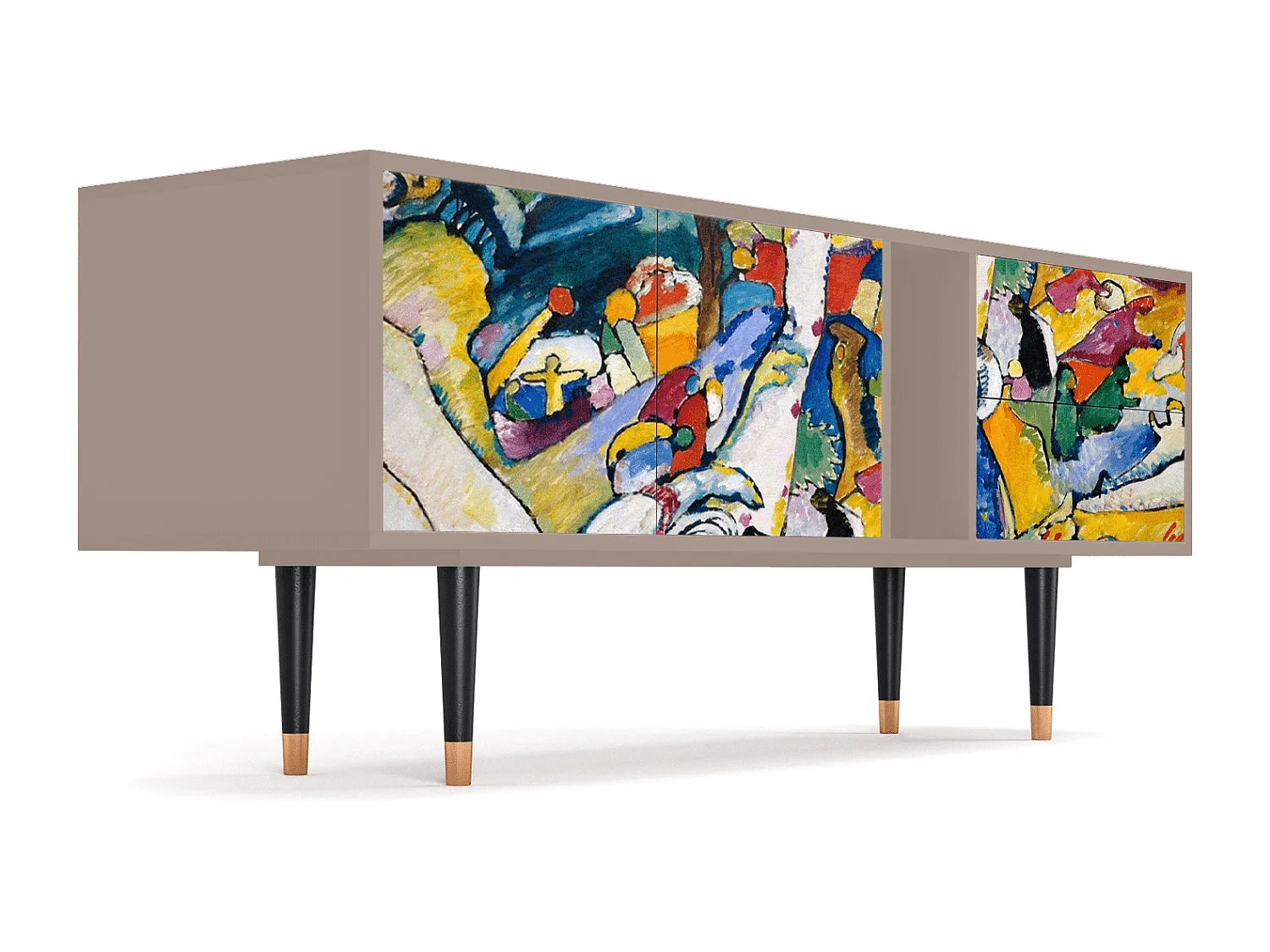 Mueble de TV - 170х69х48 cm - T1 - Improvisation 26  , Latte
