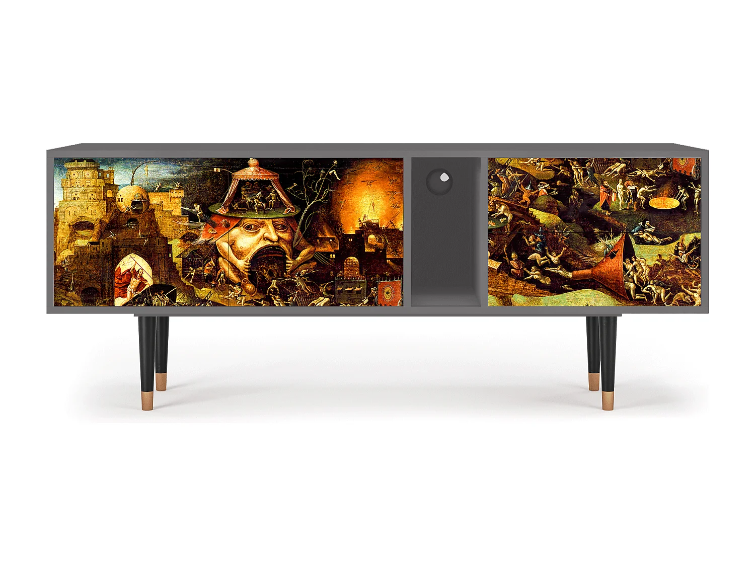Mobile TV - 170х69х48 cm - T1 - Christ in Limbo, Grigio