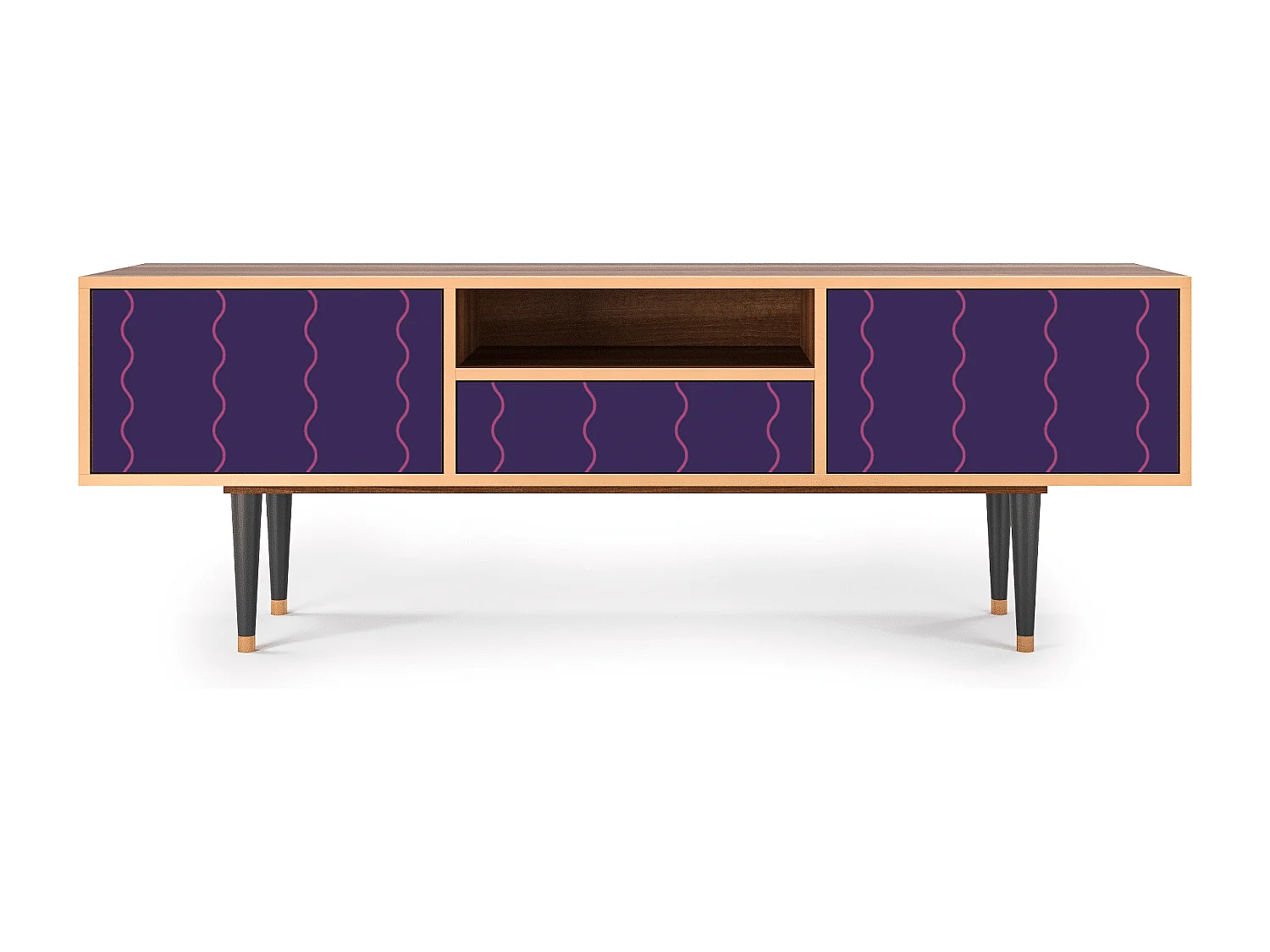 TV-meubel - 170х59х41 cm - T6 - Grape Maccaroni, Walnoot