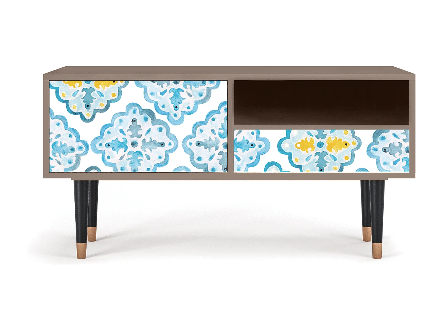 Meuble TV - 115х59х48 cm - T3 - Portugese tiles, Latte