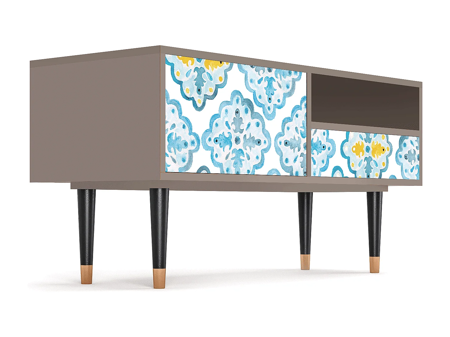 Meuble TV - 115х59х48 cm - T3 - Portugese tiles, Latte