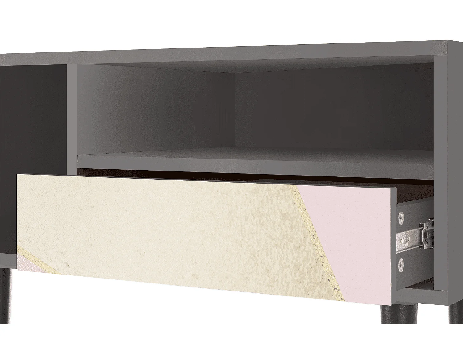 TV-Möbel - 115х59х48 cm - T3 - Cosmopolitan Diva, Grau