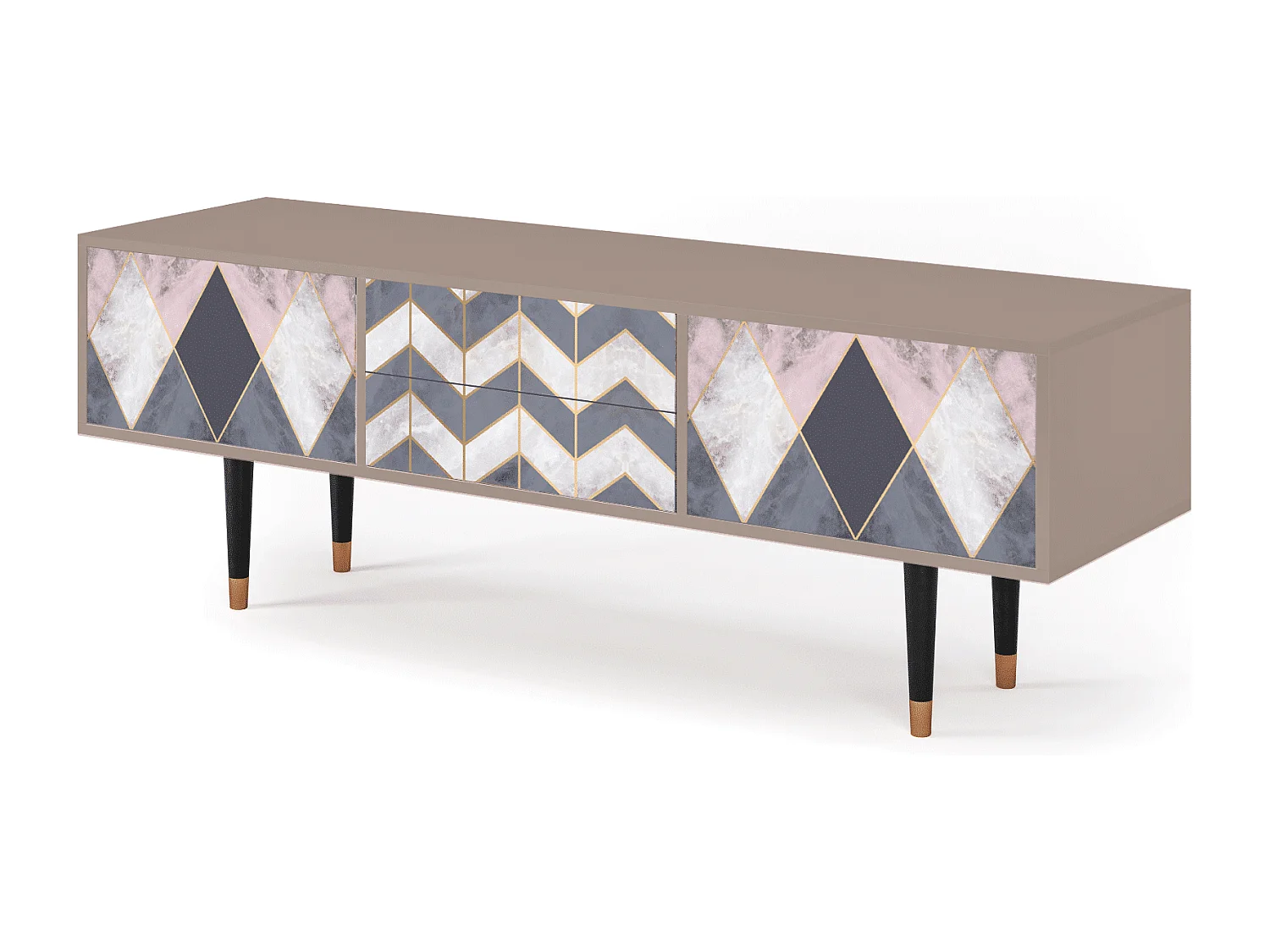 Meuble TV - 170х59х48 cm - T4 - Ideal Harmony, Latte