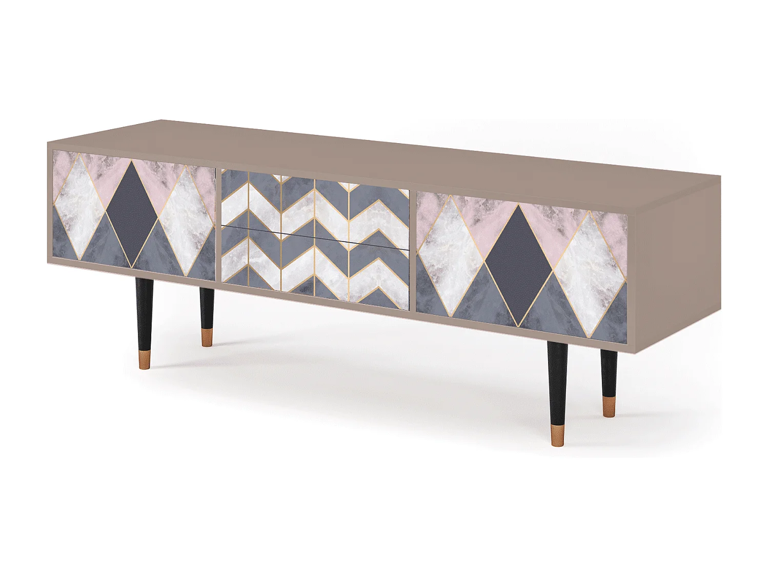 Meuble TV - 170х59х48 cm - T4 - Ideal Harmony, Latte