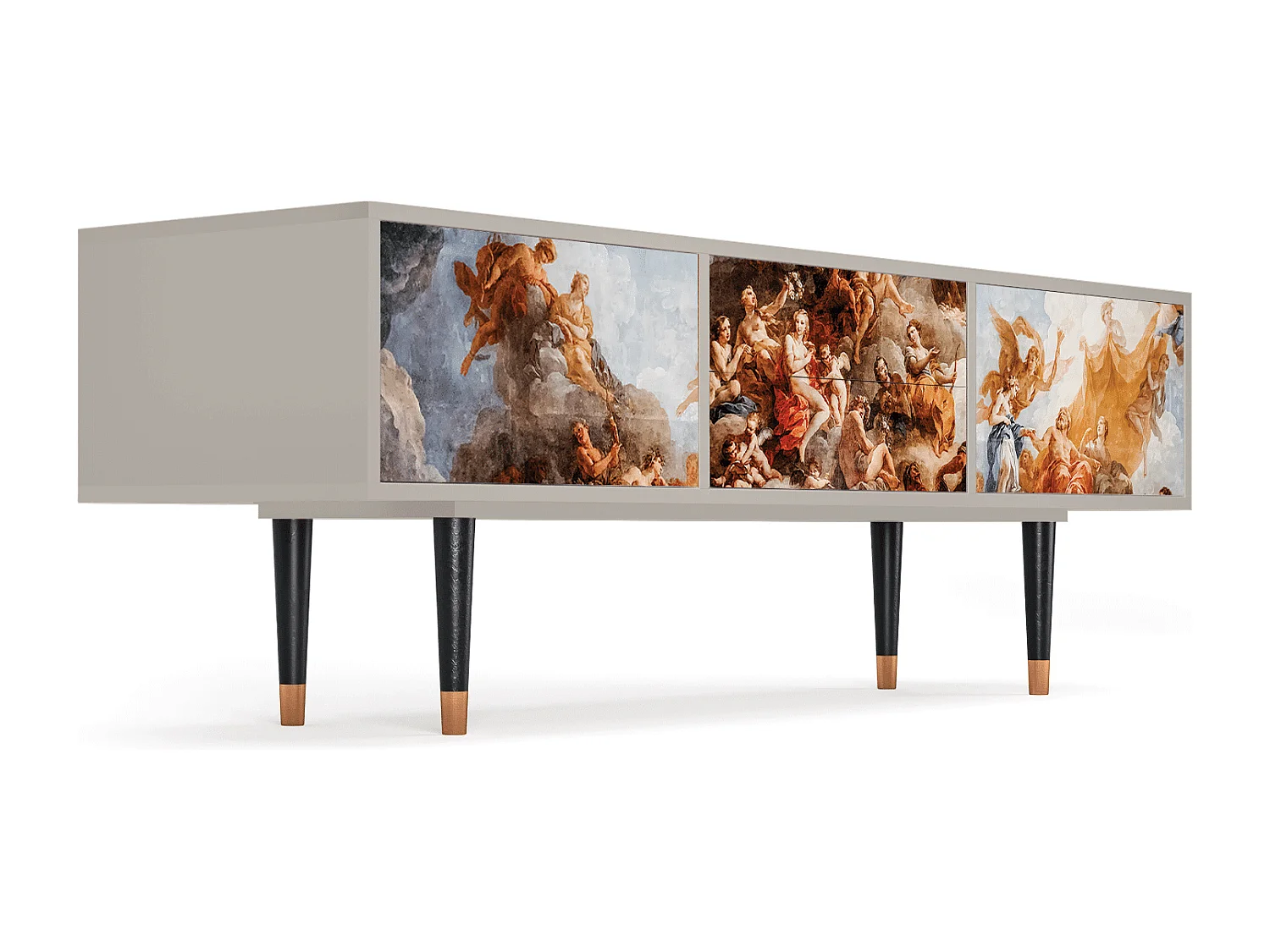 Mueble de TV - 170х59х48 cm - T4 - Versailles, Areia