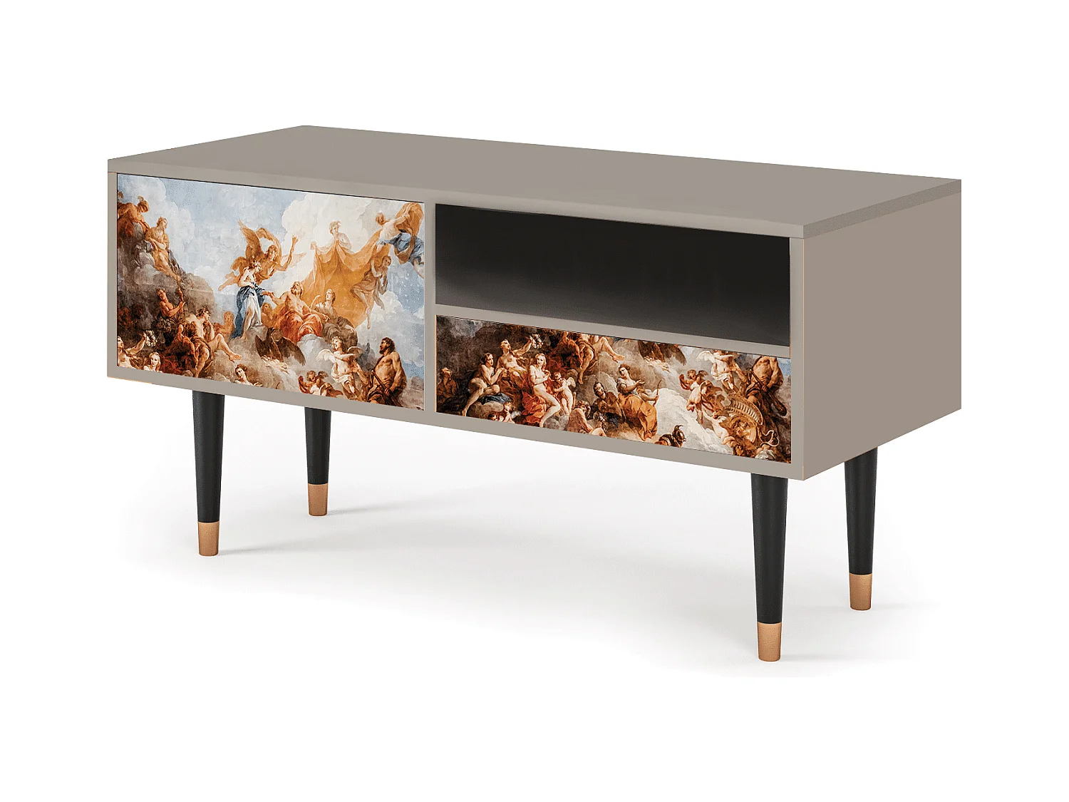 Meuble TV - 115х59х48 cm - T3 - Versailles, Sable