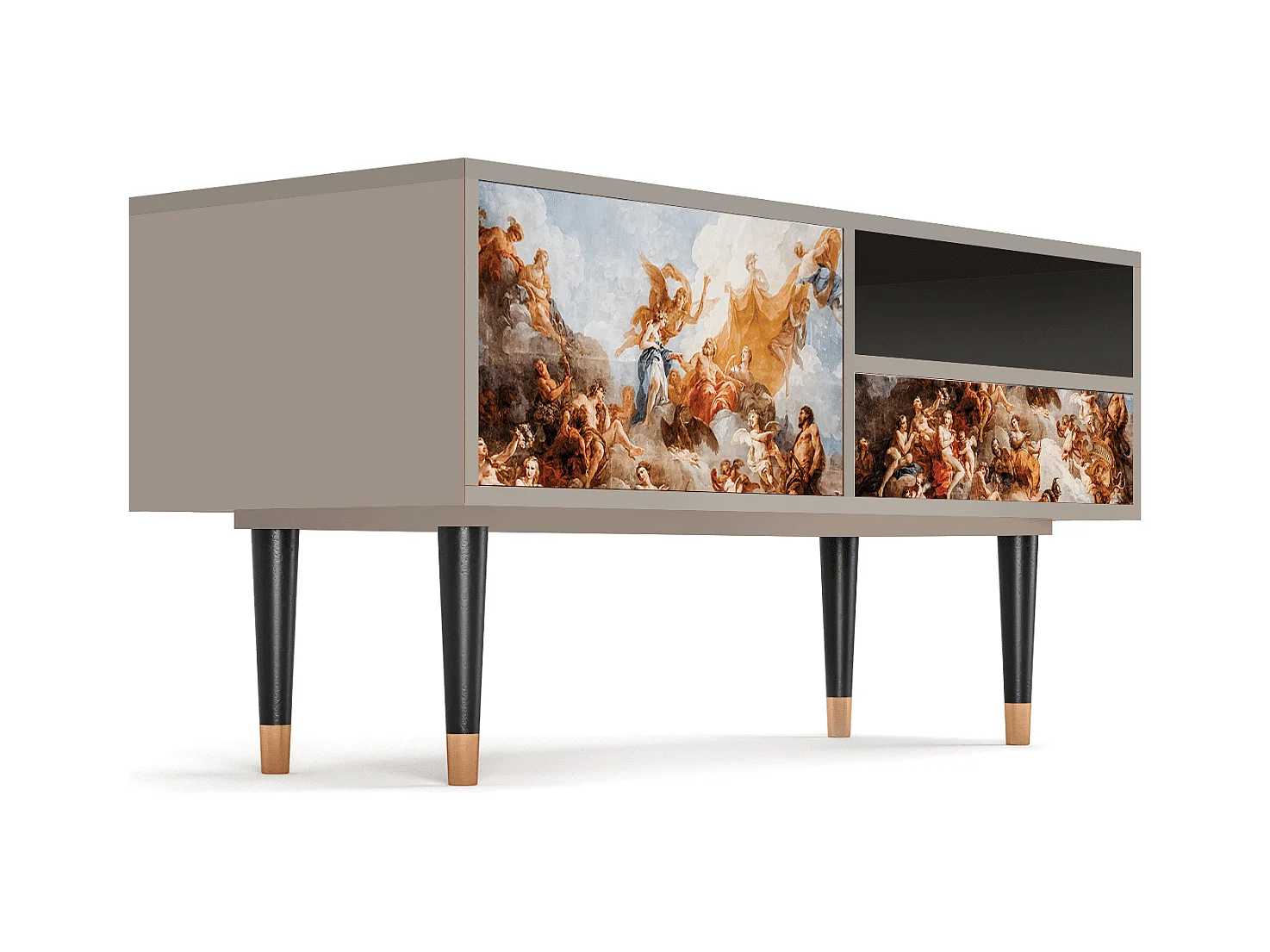 Meuble TV - 115х59х48 cm - T3 - Versailles, Sable