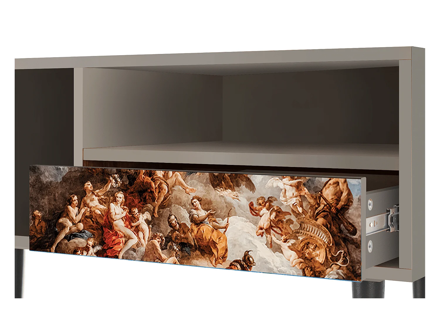 Meuble TV - 115х59х48 cm - T3 - Versailles, Sable