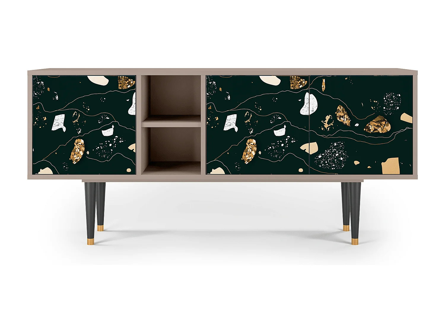 TV-meubel - 150х69х41 cm - T5 - Space Rocks, Latte