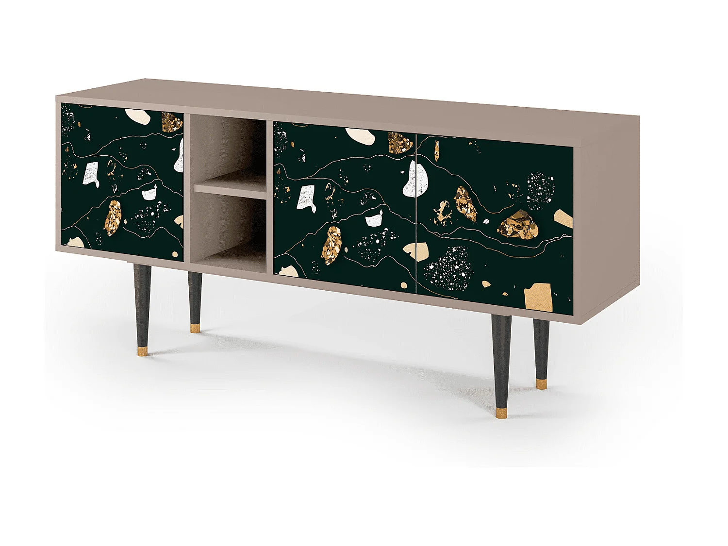 TV-meubel - 150х69х41 cm - T5 - Space Rocks, Latte