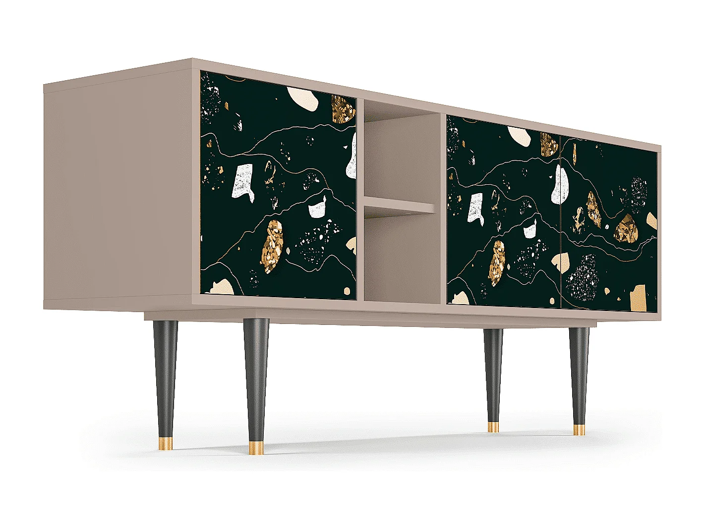 TV-meubel - 150х69х41 cm - T5 - Space Rocks, Latte