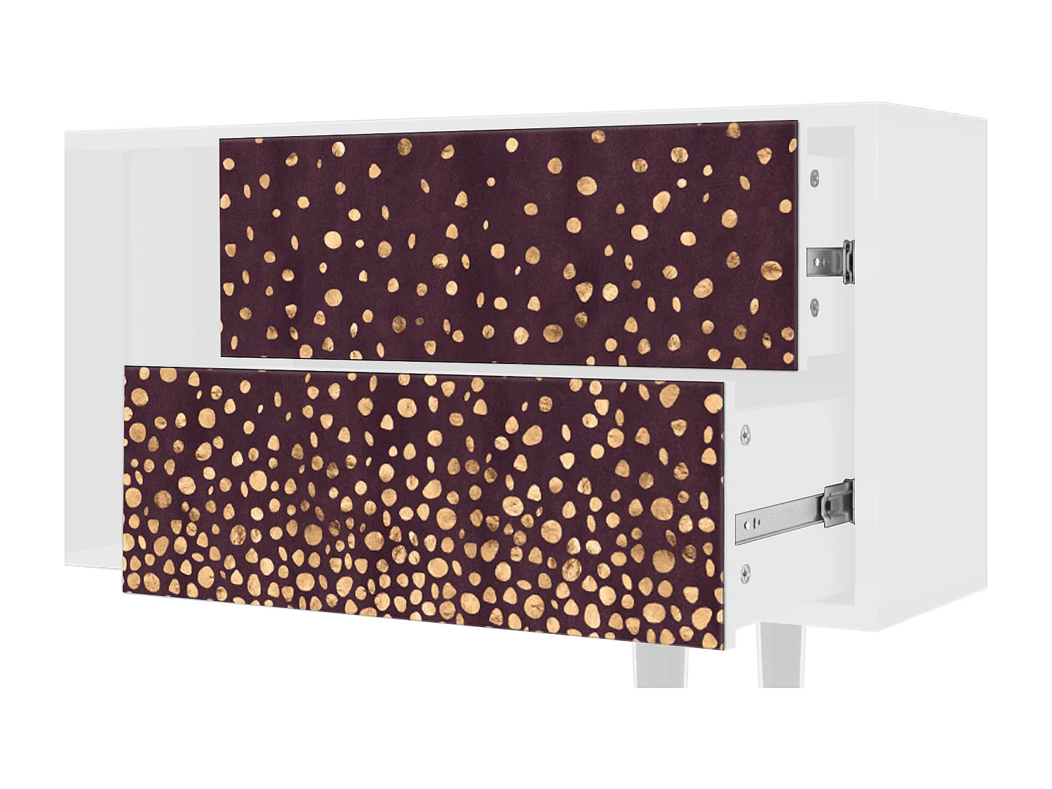 Mueble de TV - 170х69х48 cm - T1 - Glowworms, Branco