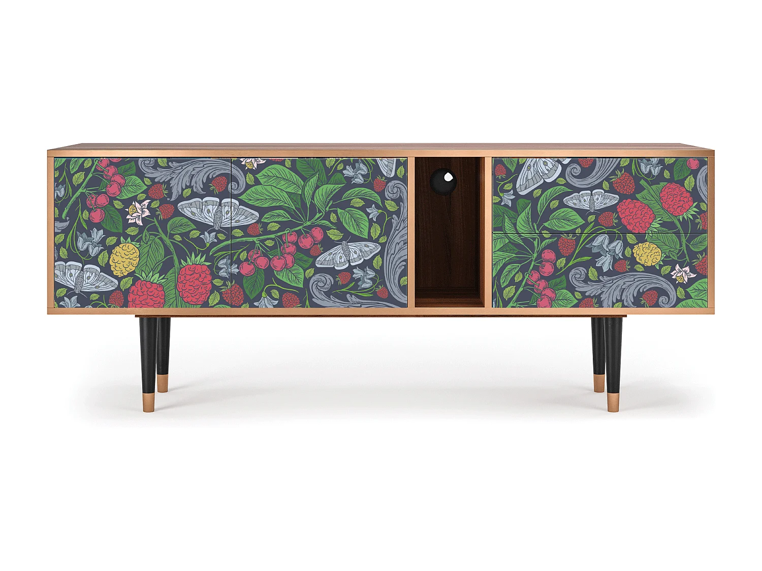 TV-meubel - 170х69х48 cm - T1 - Summer Berries, Walnoot