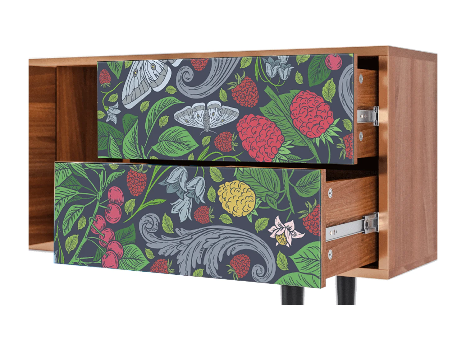 TV-meubel - 170х69х48 cm - T1 - Summer Berries, Walnoot