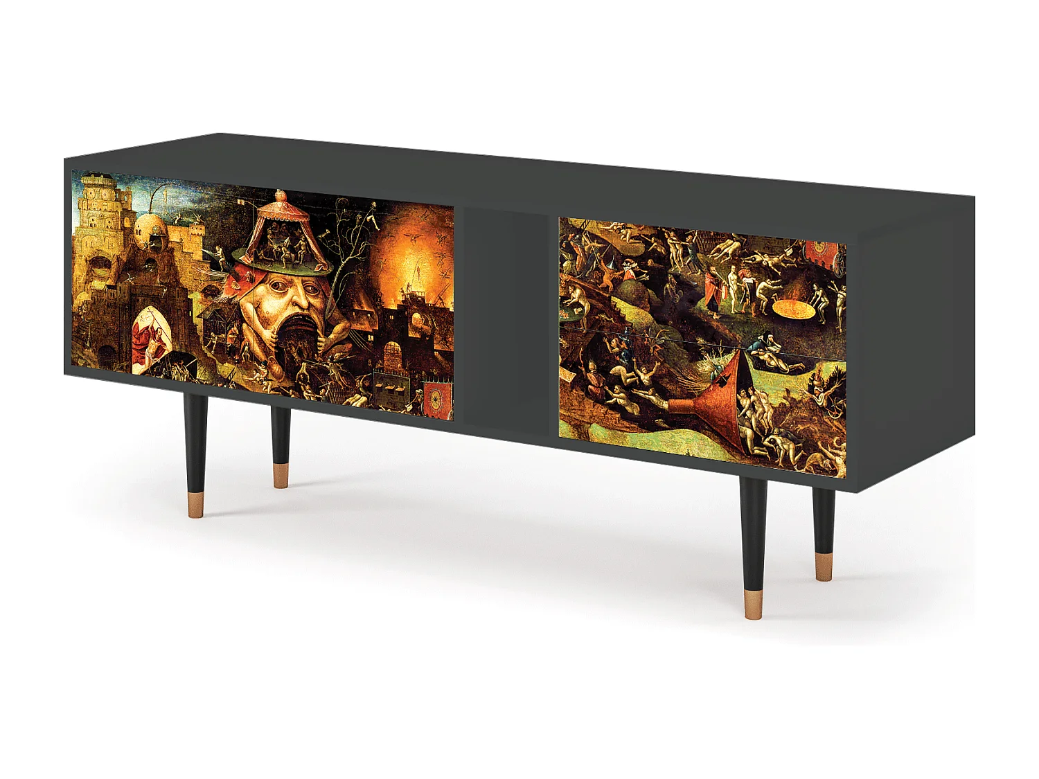 Meuble TV - 170х69х48 cm - T1 - Christ in Limbo, Anthracite