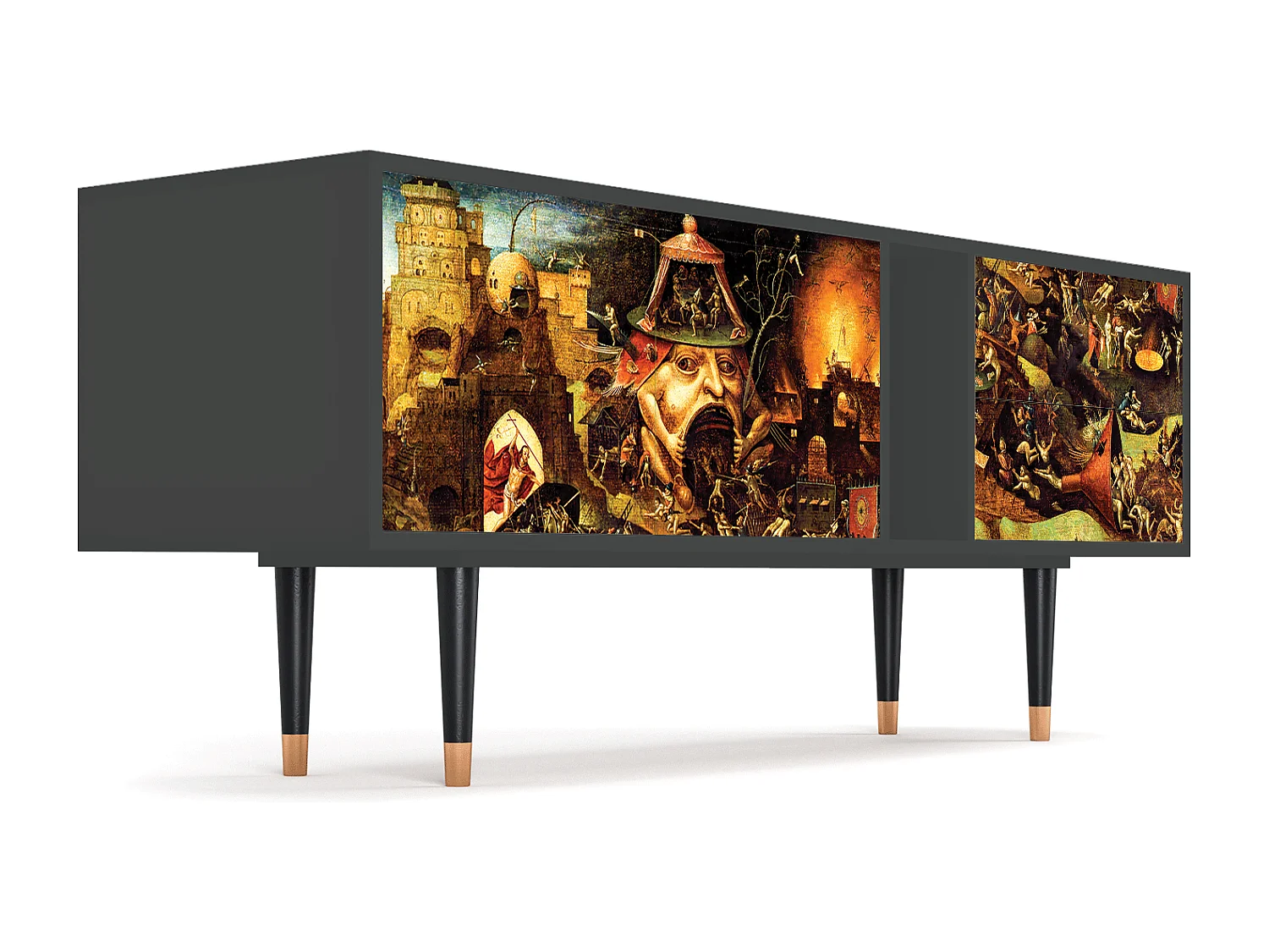 Meuble TV - 170х69х48 cm - T1 - Christ in Limbo, Anthracite