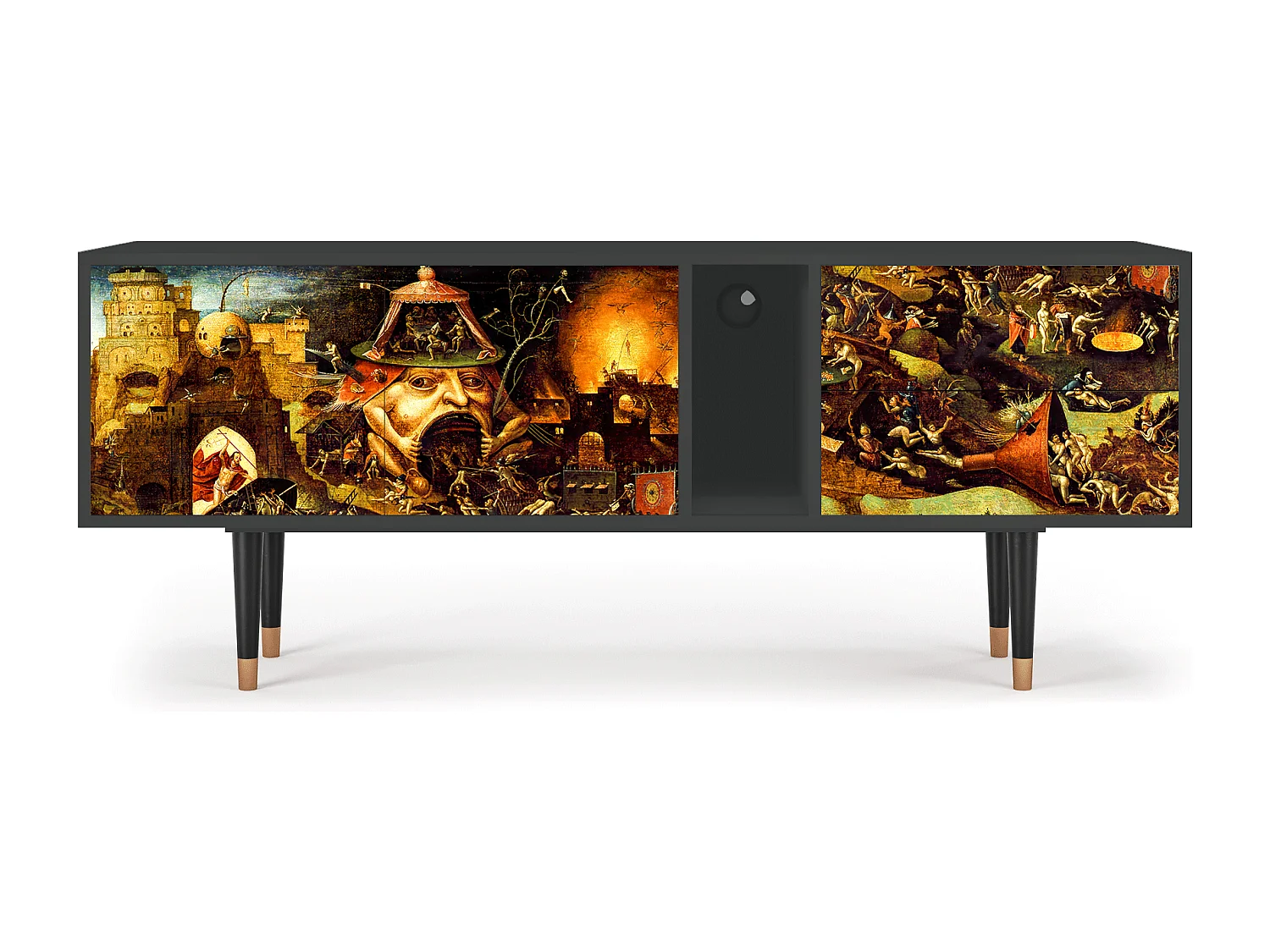 Meuble TV - 170х69х48 cm - T1 - Christ in Limbo, Anthracite